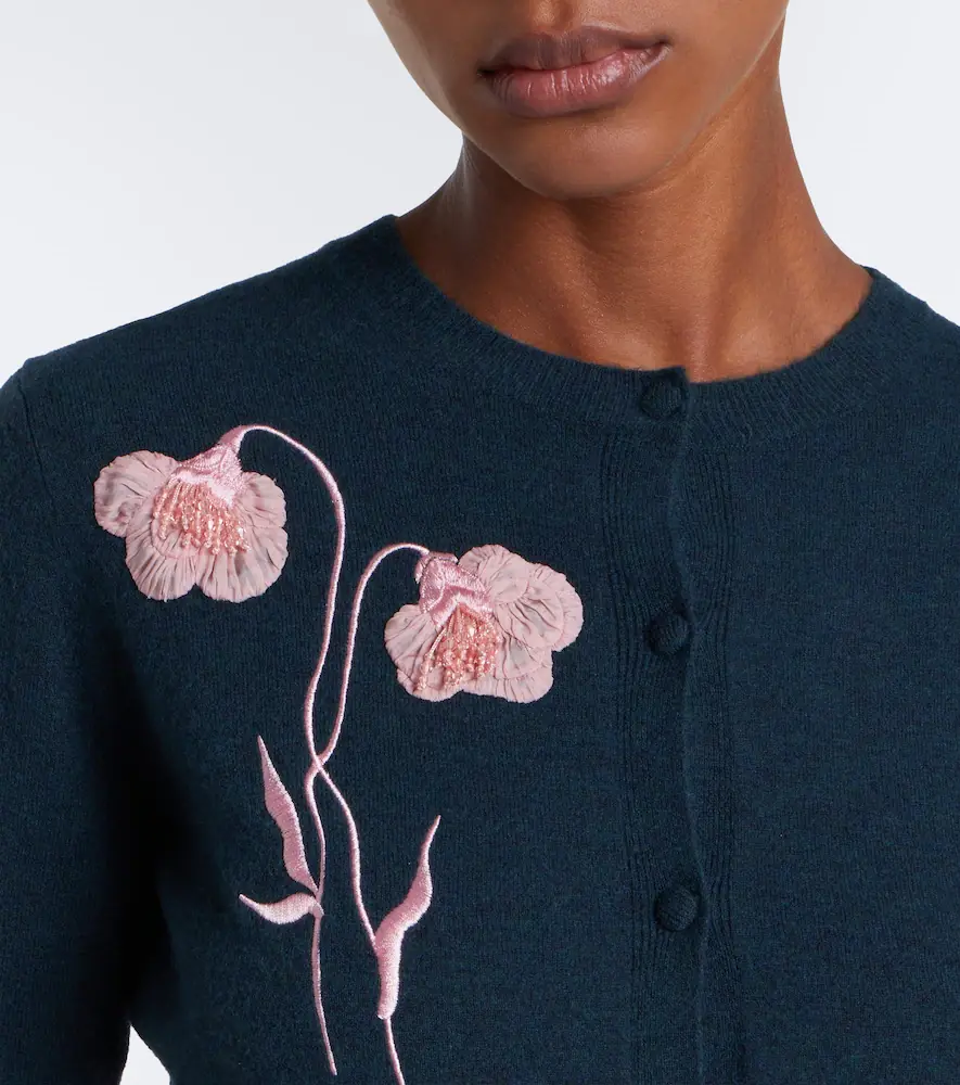 Erdem Floral-appliqué cardigan | Thumbnail 3