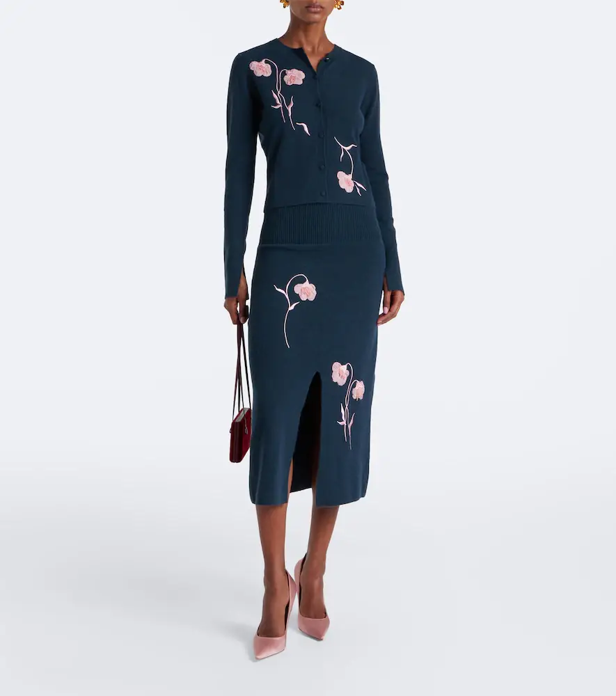 Erdem Floral-appliqué cardigan | Thumbnail 4