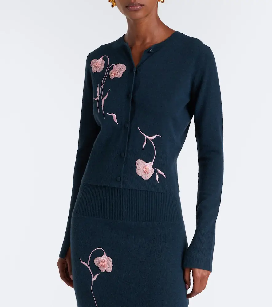 Erdem Floral-appliqué cardigan | Thumbnail 5
