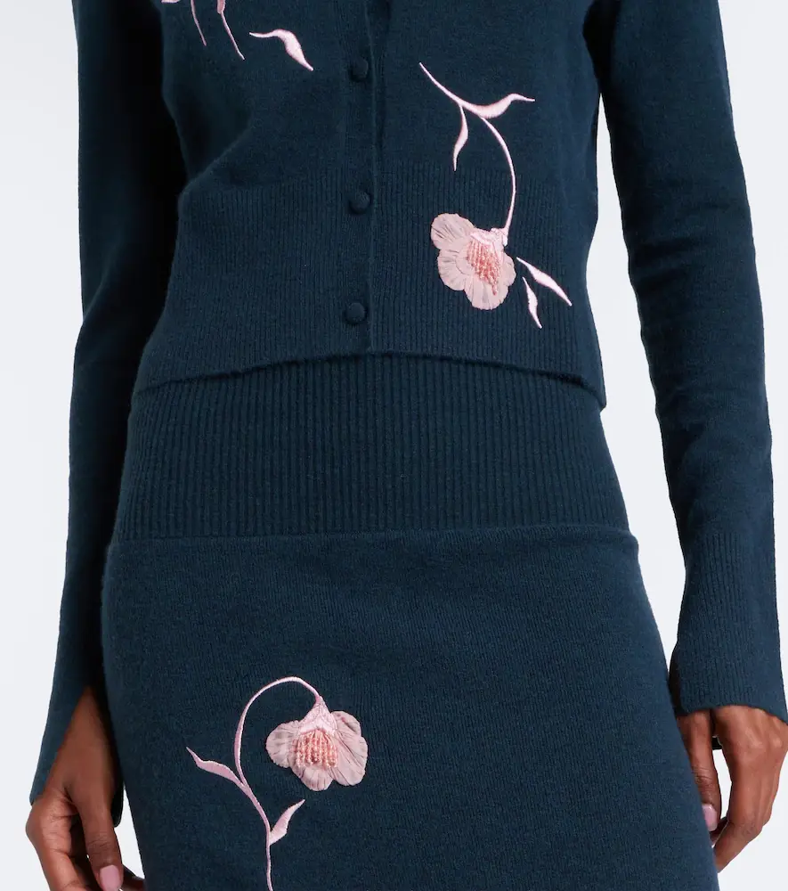 Erdem Floral-appliqué cardigan | Thumbnail 6