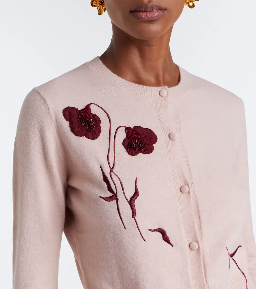 Erdem Floral-appliqué cardigan | Thumbnail 3 Erdem Floral-appliqué cardigan | Thumbnail 3