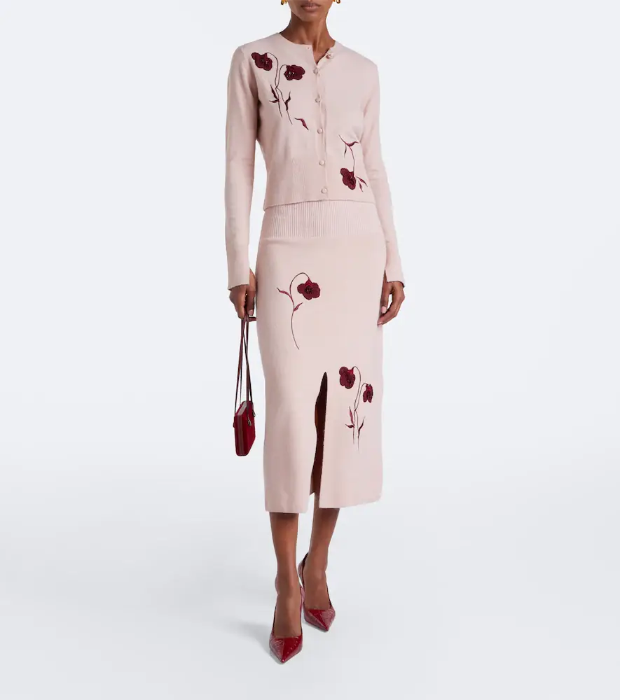 Erdem Floral-appliqué cardigan | Thumbnail 4 Erdem Floral-appliqué cardigan | Thumbnail 4