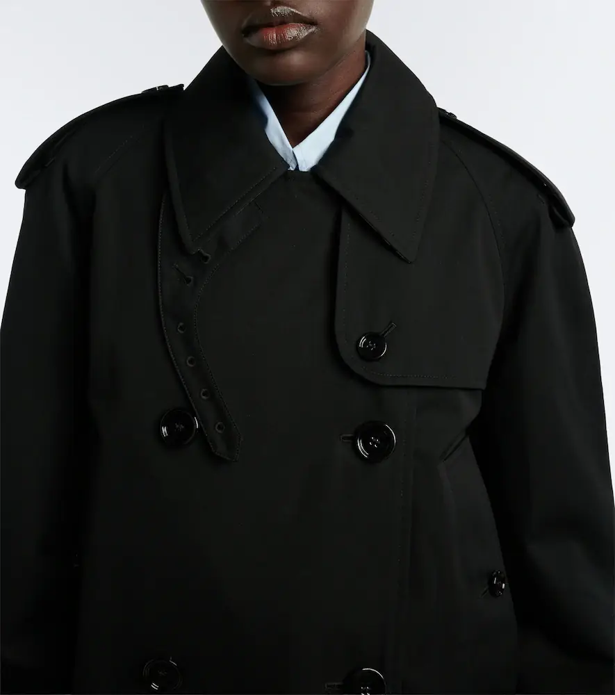Burberry Double-breasted cotton gabardine jacket | Thumbnail 3 Burberry Double-breasted cotton gabardine jacket | Thumbnail 3