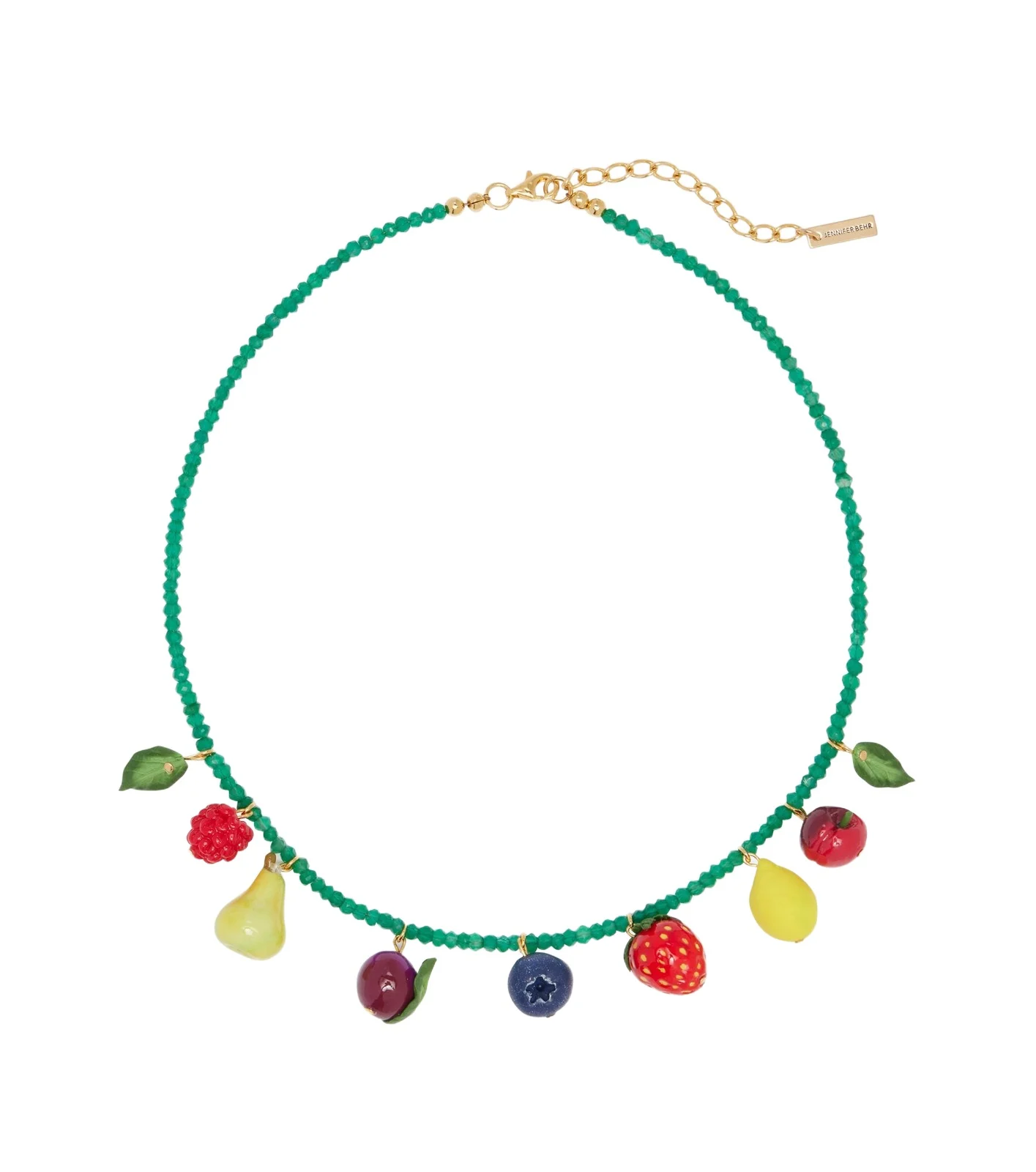 Jennifer Behr Fruita embellished charm necklace