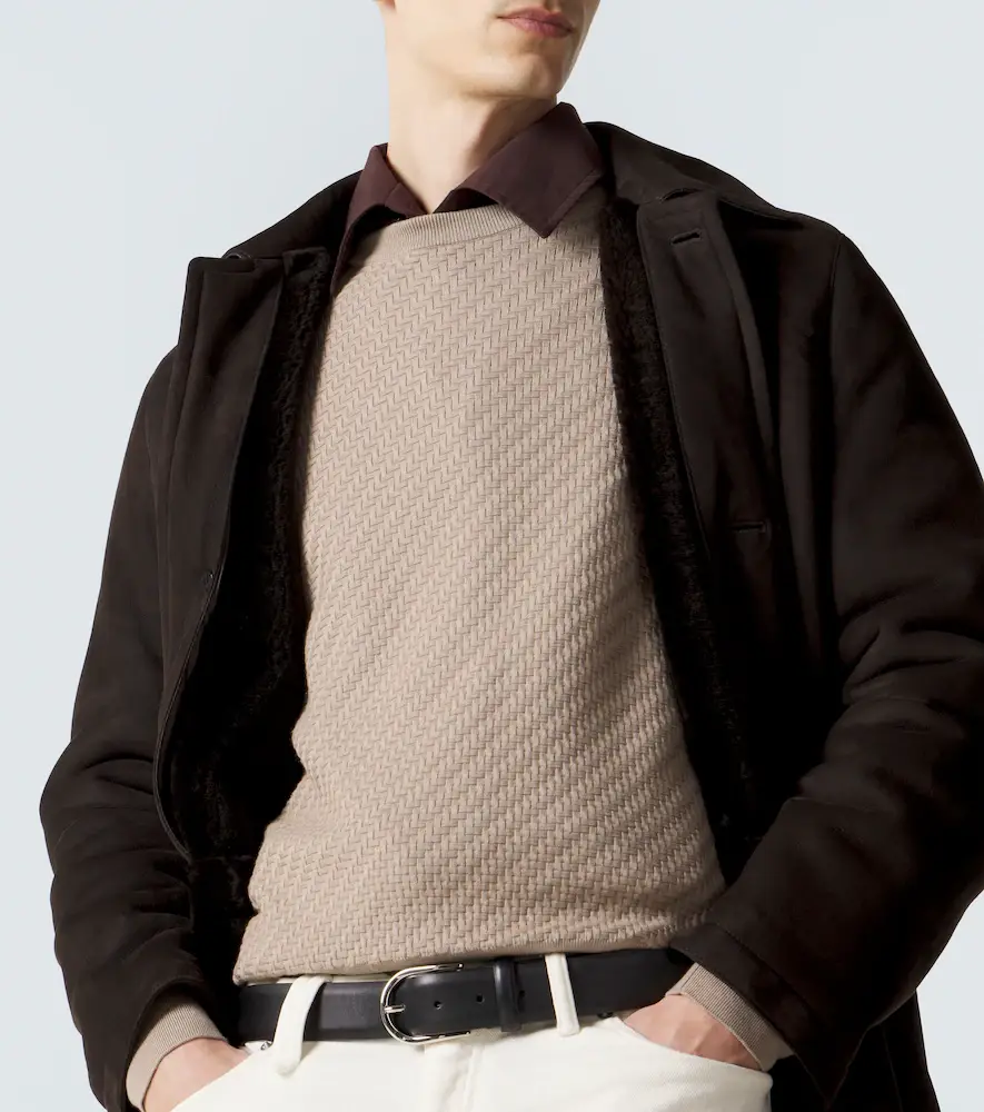Brioni Shearling-lined suede coat | Thumbnail 7 Brioni Shearling-lined suede coat | Thumbnail 7