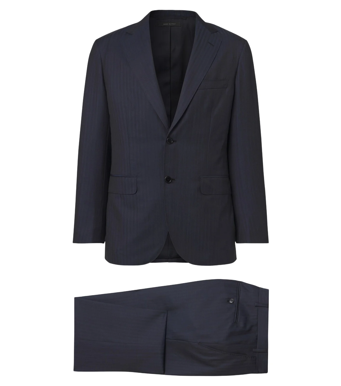 Striped wool suit