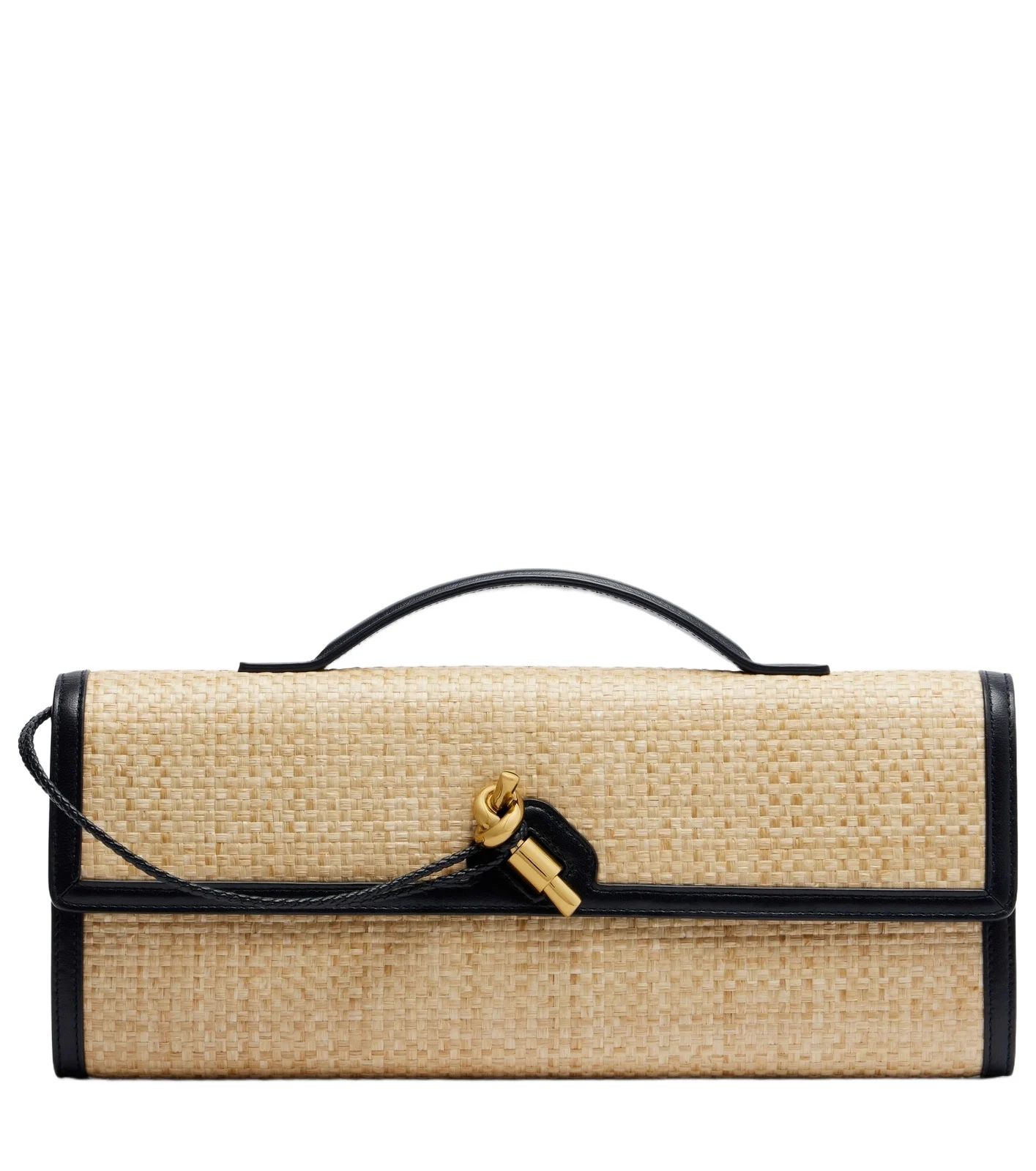 Andiamo raffia-effect clutch Andiamo raffia-effect clutch