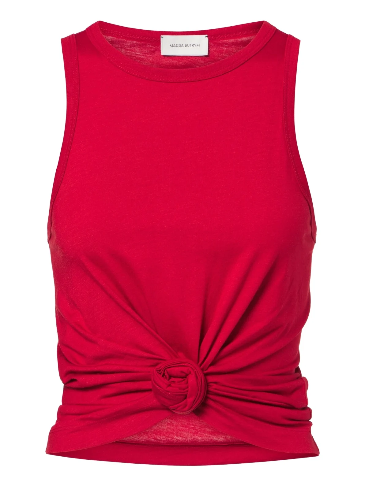 Cropped cotton-blend top Cropped cotton-blend top