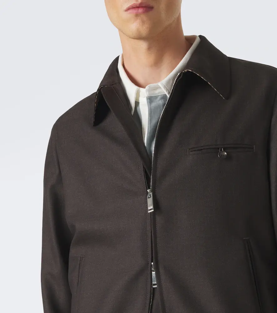 Slowear Virgin wool blouson jacket | Thumbnail 4 Slowear Virgin wool blouson jacket | Thumbnail 4