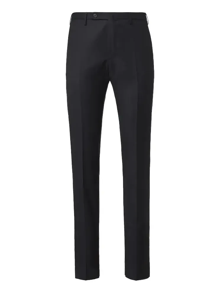 Wool slim pants