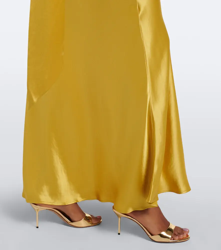 Staud Estelle one-shoulder satin maxi dress | Thumbnail 2 Staud Estelle one-shoulder satin maxi dress | Thumbnail 2