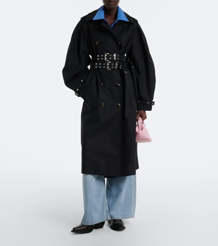 Ganni Cotton trench coat | Thumbnail 3