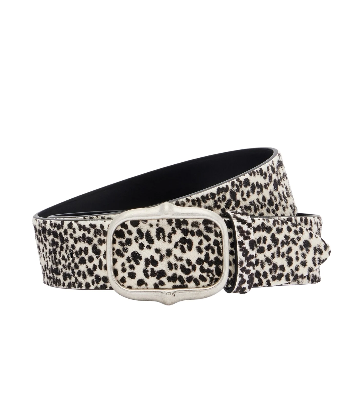Isabel Marant Holis leopard-print calf hair belt