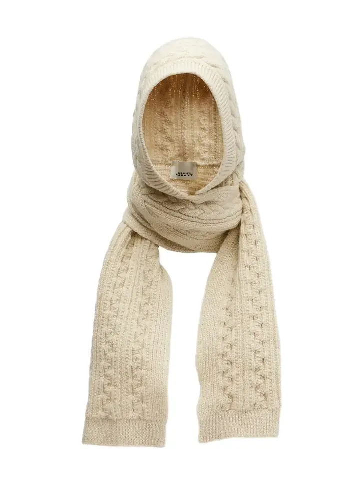 Honorine wool and alpaca scarf