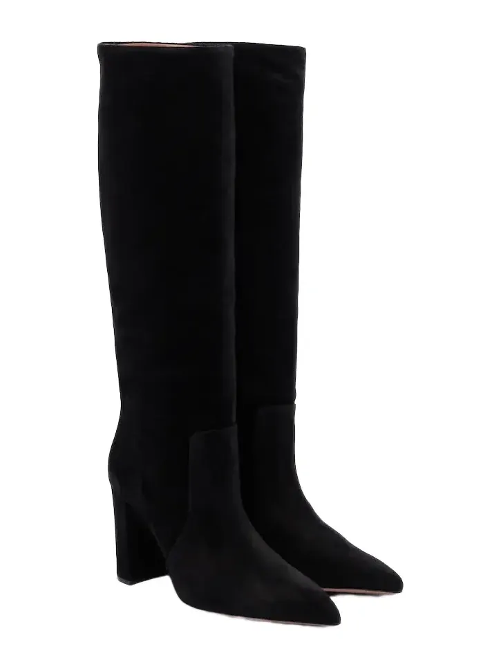 Anja suede knee-high boots