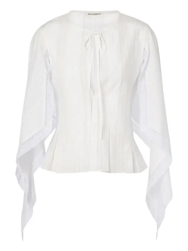 Draped cotton top Draped cotton top