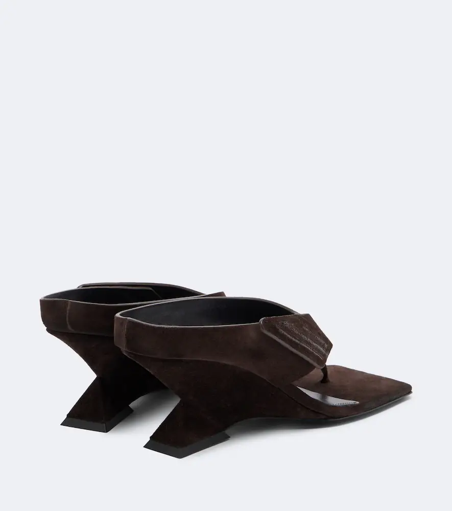 The Attico Cheope suede thong sandals | Thumbnail 2