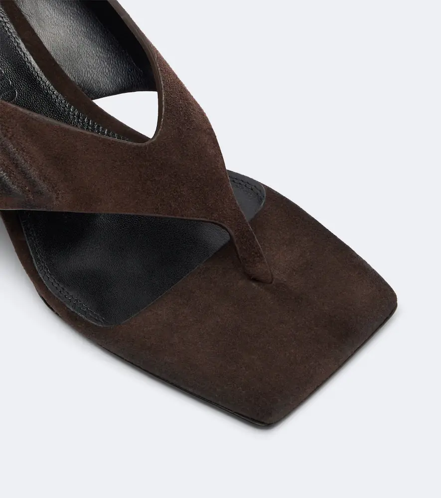 The Attico Cheope suede thong sandals | Thumbnail 3