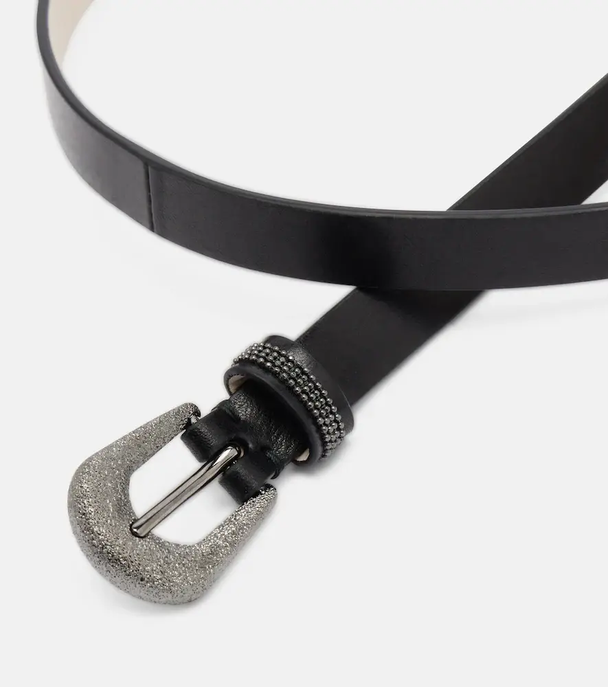 Brunello Cucinelli Monili leather belt | Thumbnail 3
