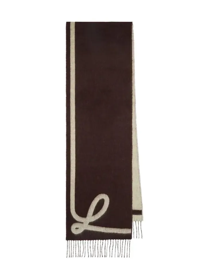 Wool and cashmere scarf