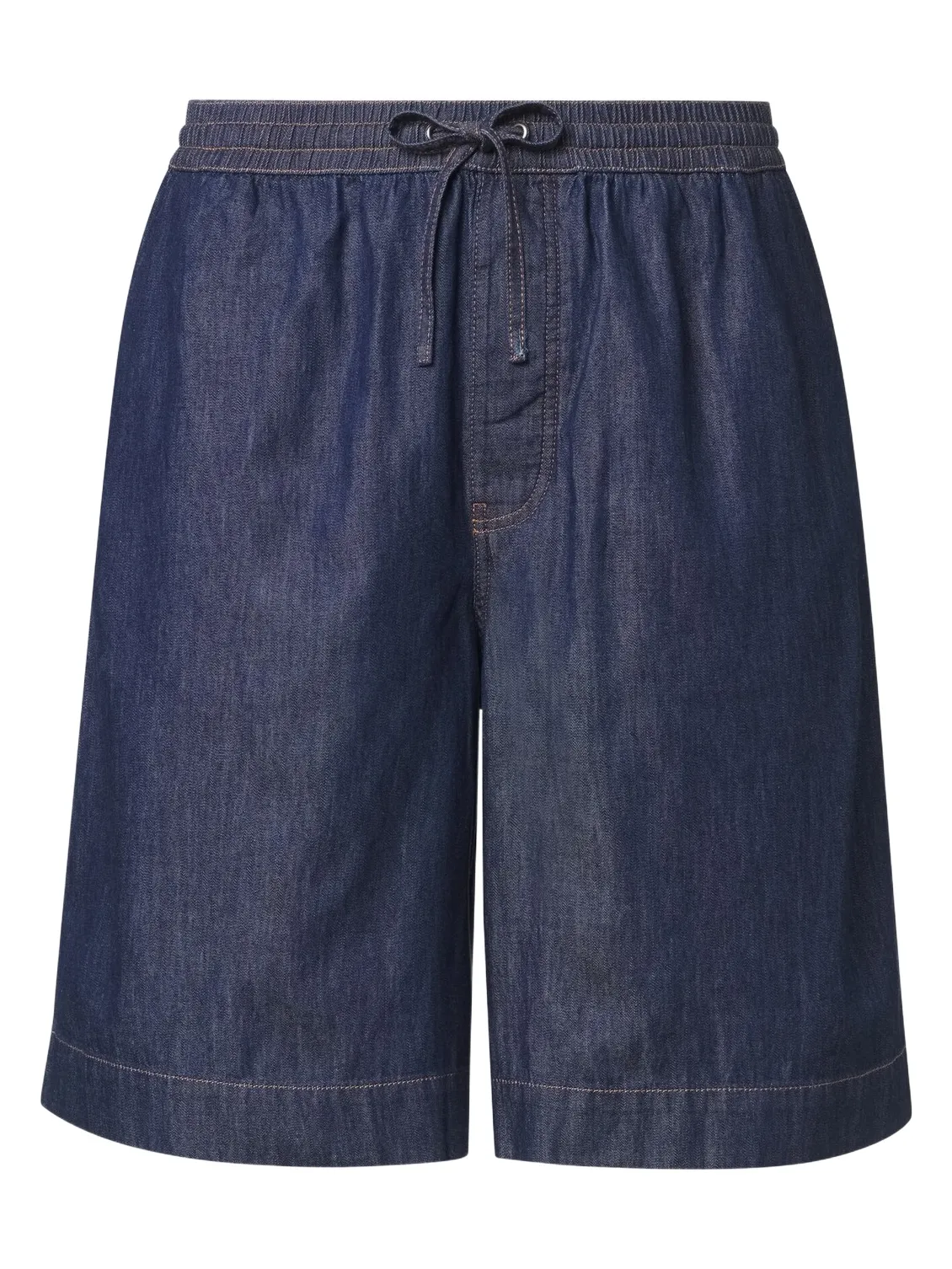 Loewe Anagram cotton chambray shorts