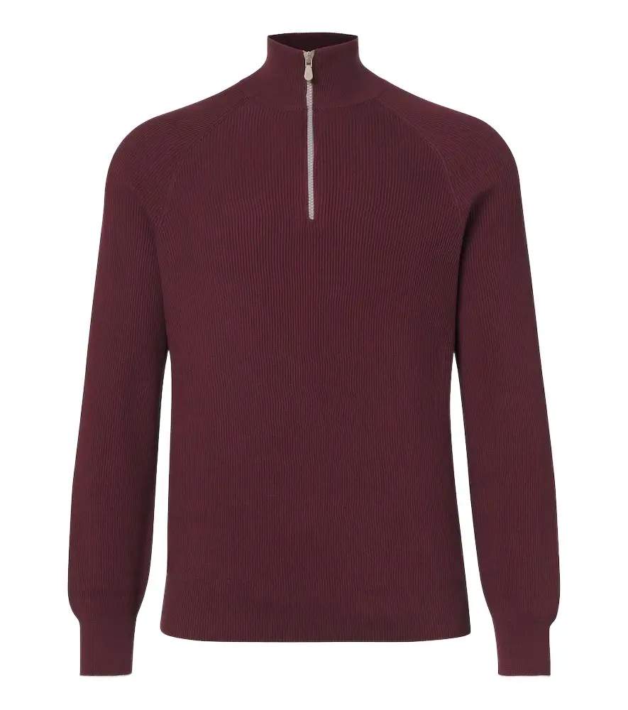 Brunello Cucinelli Ribbed-knit cotton sweater | Image 1 Brunello Cucinelli Ribbed-knit cotton sweater | Image 1