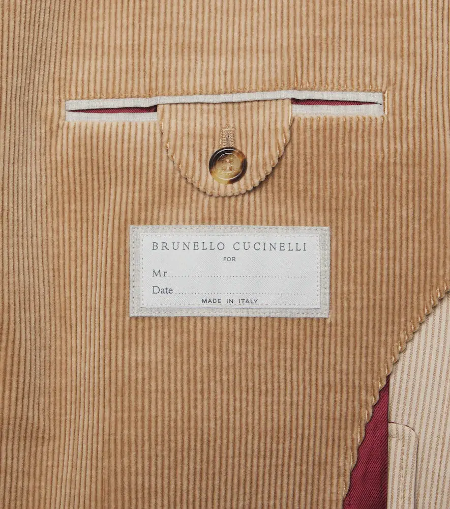 Brunello Cucinelli Cotton and cashmere corduroy suit | Thumbnail 3 Brunello Cucinelli Cotton and cashmere corduroy suit | Thumbnail 3