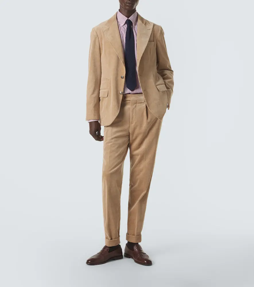 Brunello Cucinelli Cotton and cashmere corduroy suit | Thumbnail 8 Brunello Cucinelli Cotton and cashmere corduroy suit | Thumbnail 8