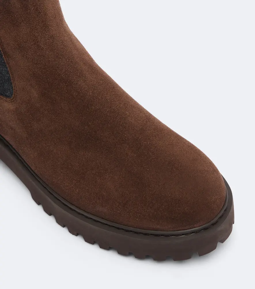 Brunello Cucinelli Monili suede Chelsea boots | Thumbnail 2 Brunello Cucinelli Monili suede Chelsea boots | Thumbnail 2