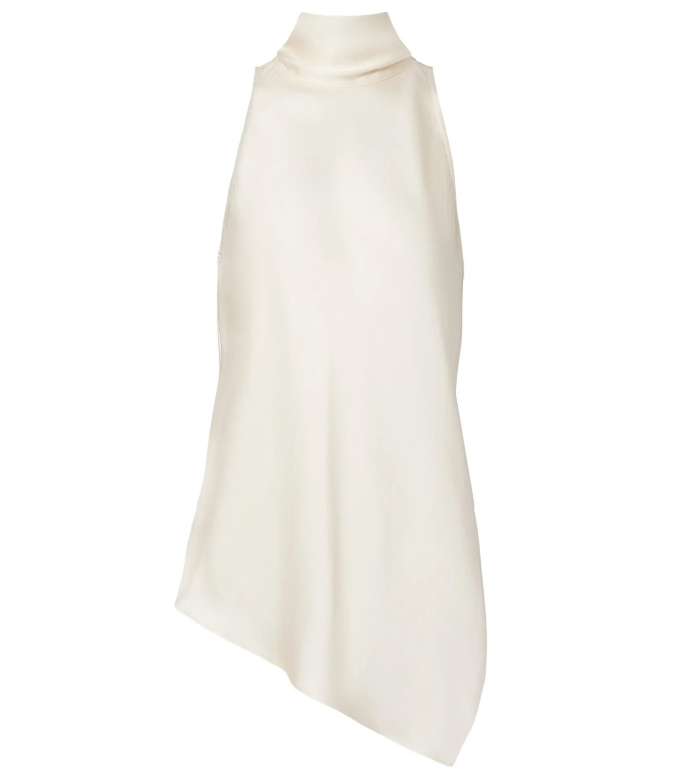 Brunello Cucinelli Asymmetric silk top