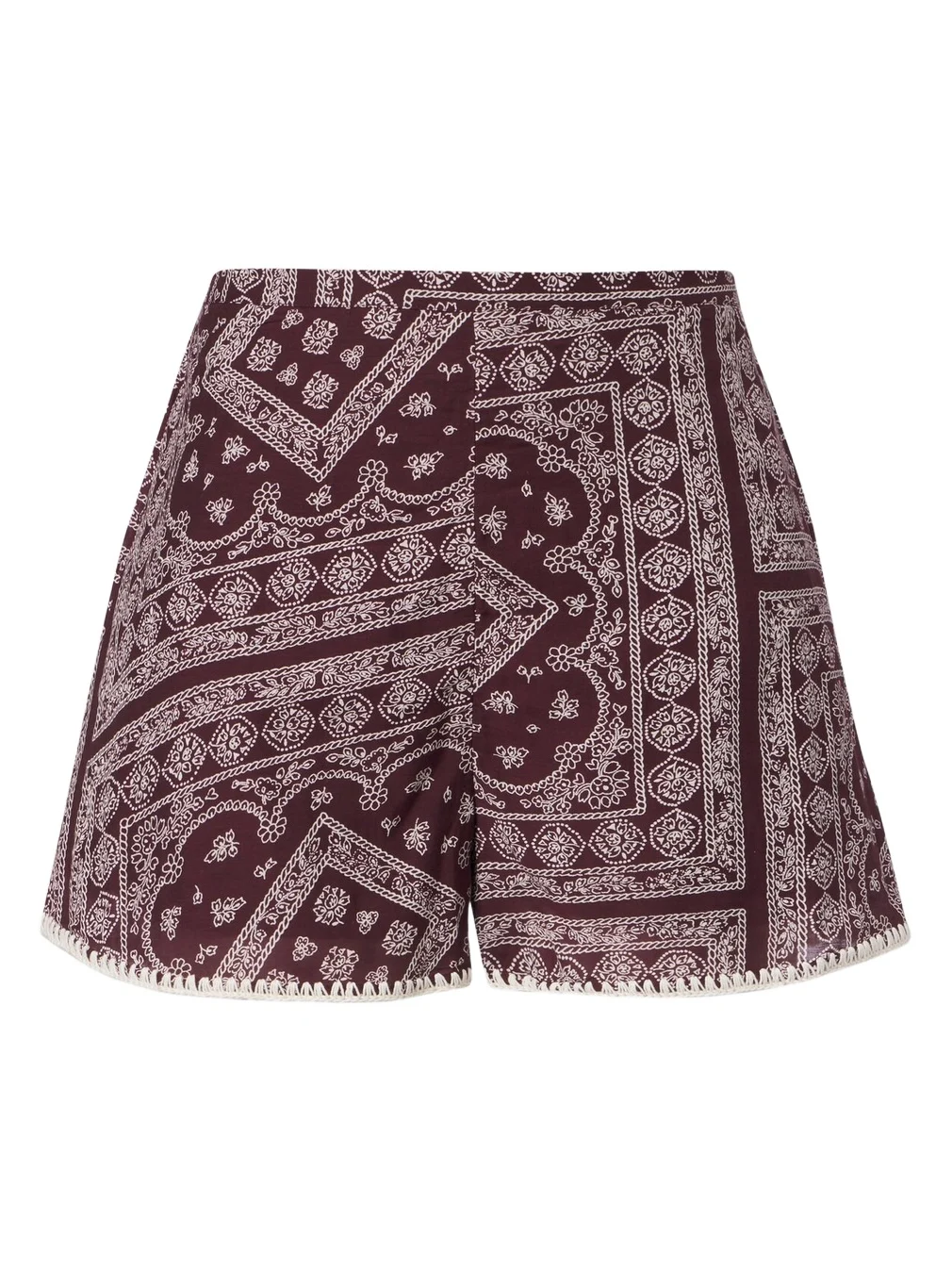 Tennison printed cotton-blend shorts