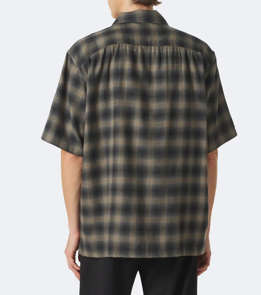 Our Legacy Every checked cotton and wool shirt | Thumbnail 3 Our Legacy Every checked cotton and wool shirt | Thumbnail 3