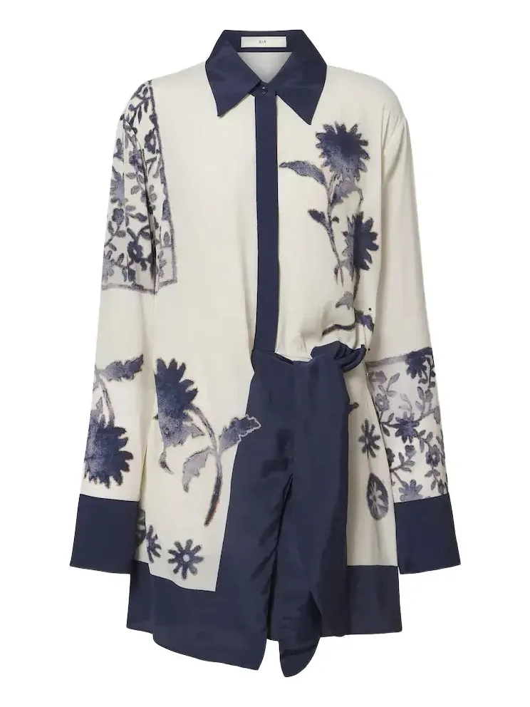 SIR. Phillipa printed shirt dress