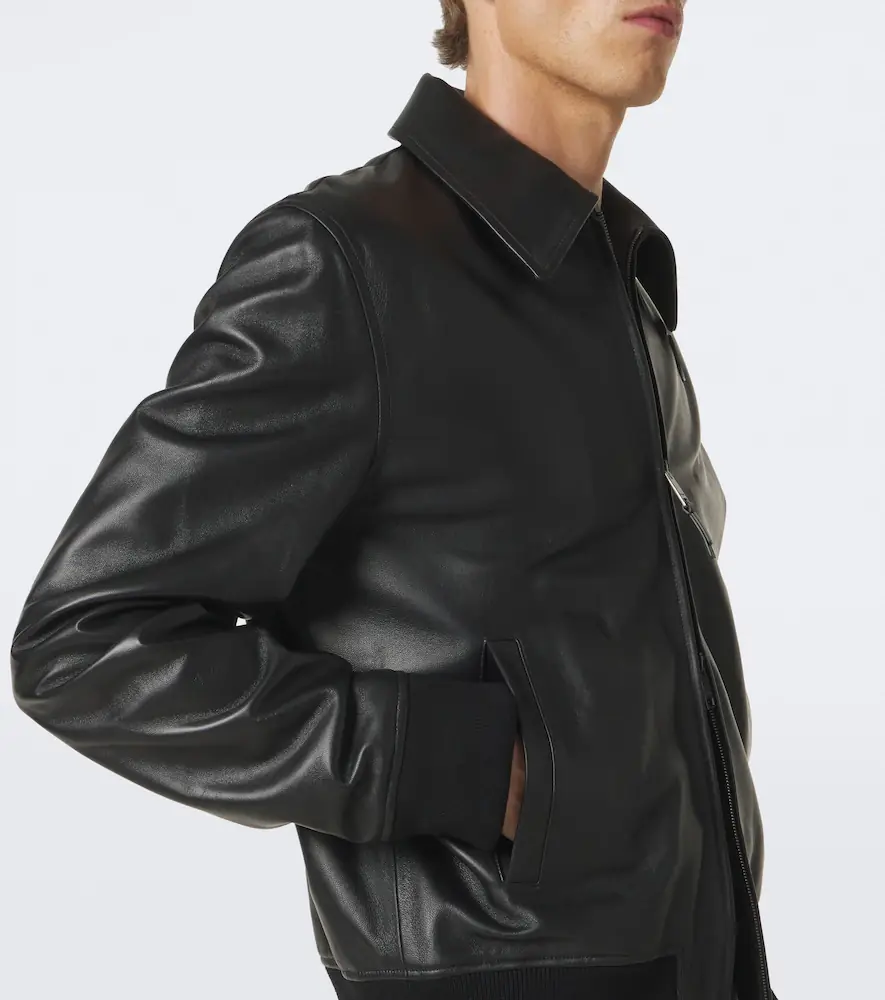 Burberry Bloomsbury leather jacket | Thumbnail 4
