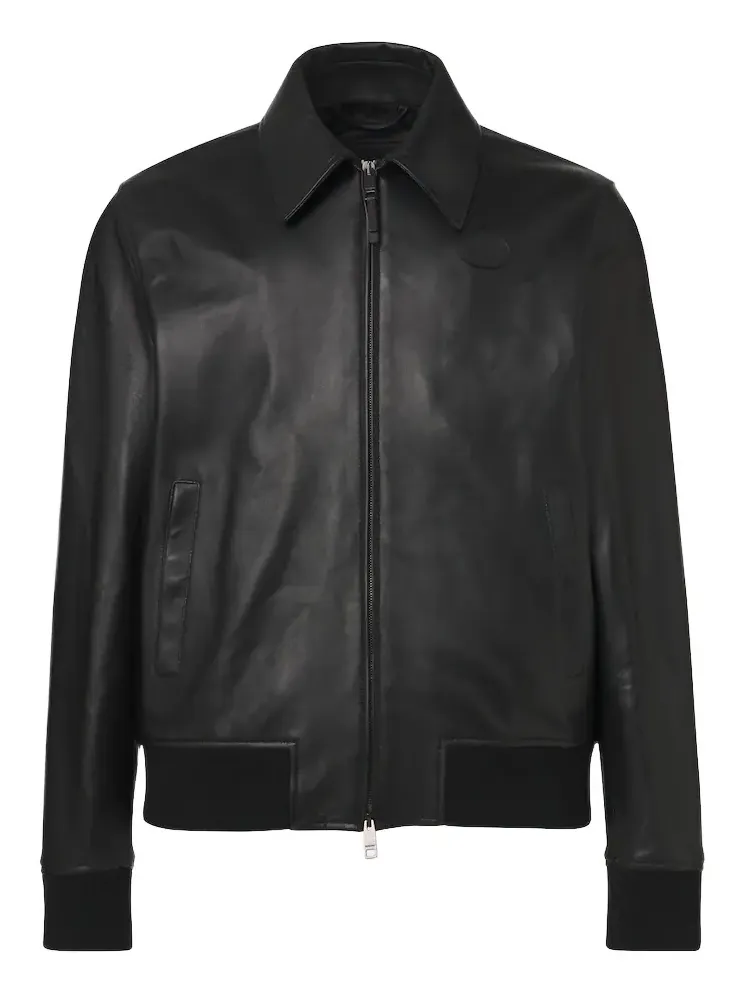 Burberry Bloomsbury leather jacket