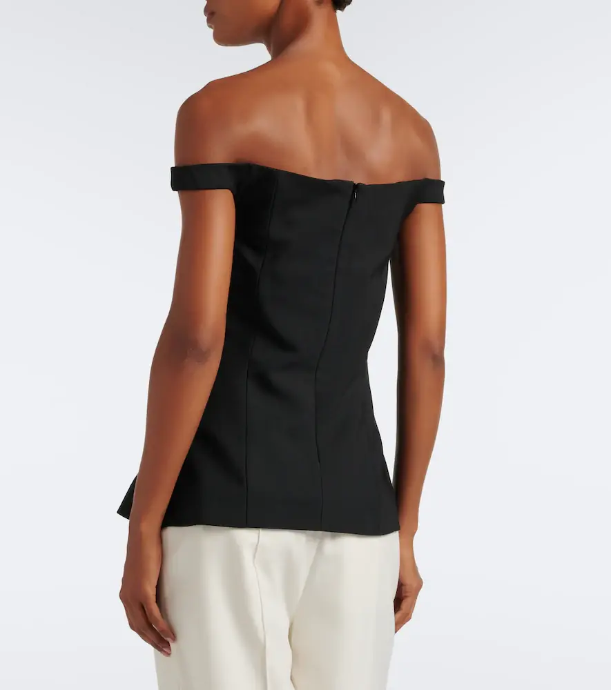 RÓHE Róhe Off-shoulder top | Thumbnail 4
