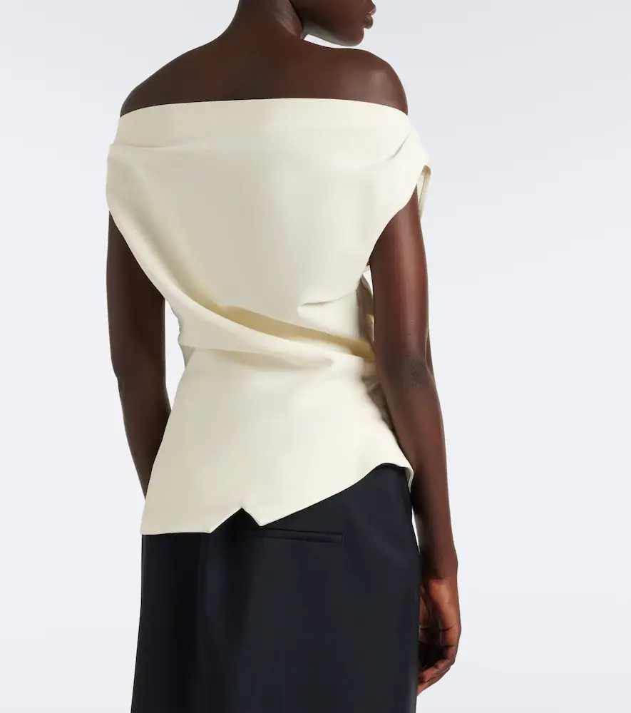 RÓHE Róhe Draped asymmetric top | Thumbnail 3
