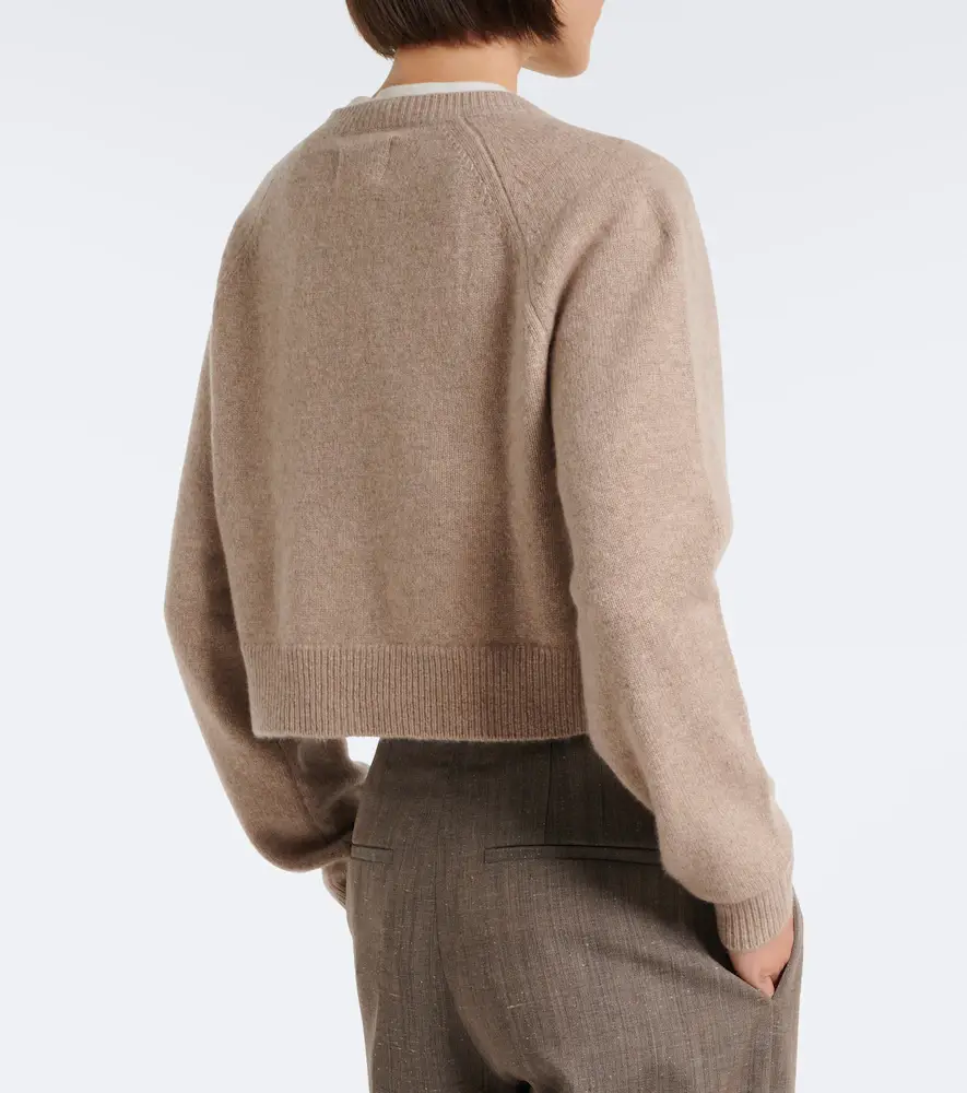 Loulou de Saison Heike cropped cashmere cardigan | Thumbnail 5