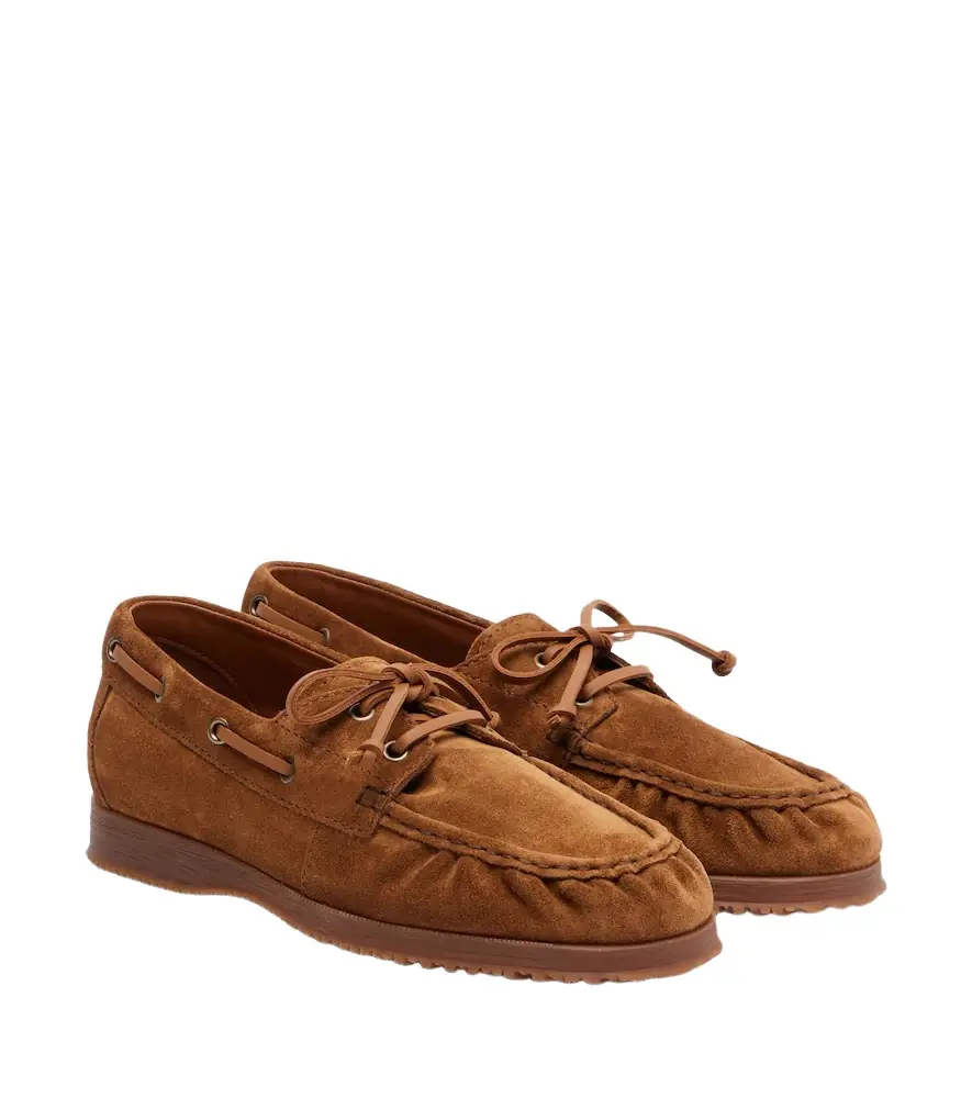 Hogan Suede boat shoes