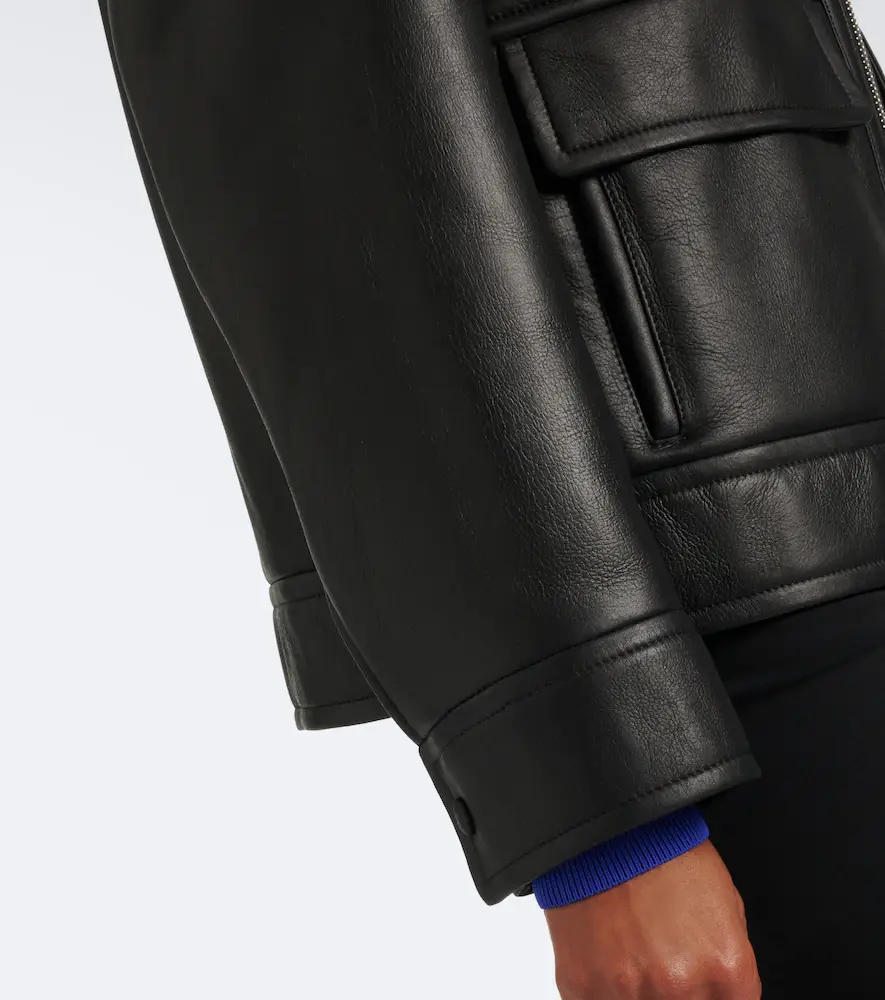 Yves Salomon Shearling-lined leather jacket | Thumbnail 3 Yves Salomon Shearling-lined leather jacket | Thumbnail 3
