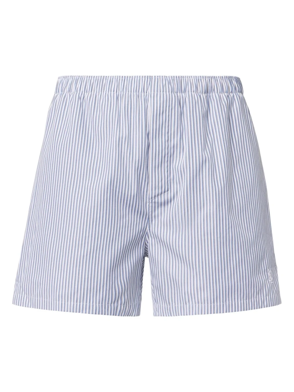 Saint Laurent Cassandre striped cotton poplin boxers