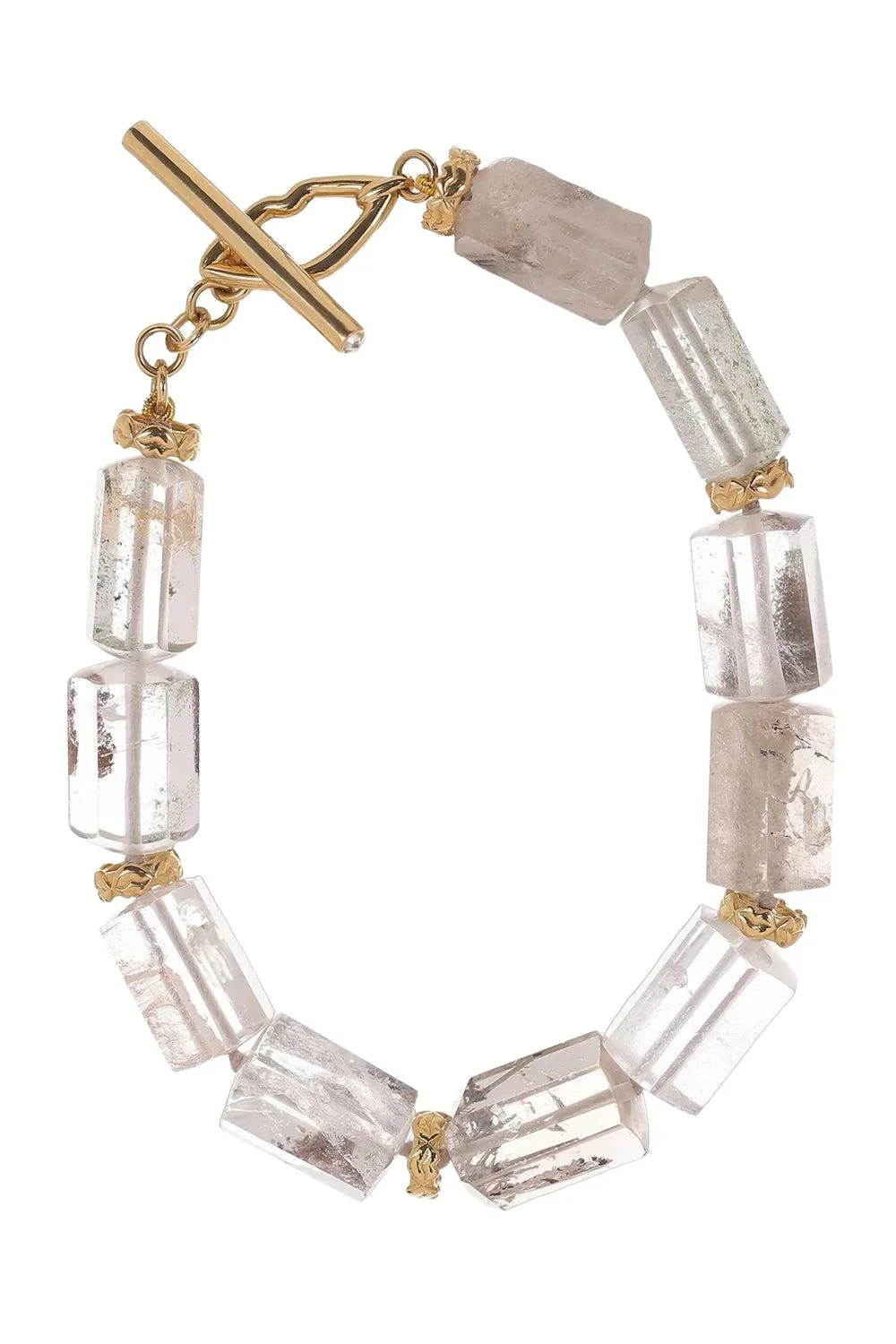 EDINA KISS Diamond Quartz Garden Lip Bracelet