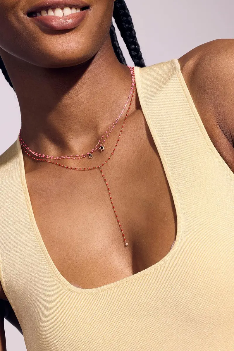 Gigi Clozeau Mini Gigi Lucky Heart Necklace | Thumbnail 2 Gigi Clozeau Mini Gigi Lucky Heart Necklace | Thumbnail 2