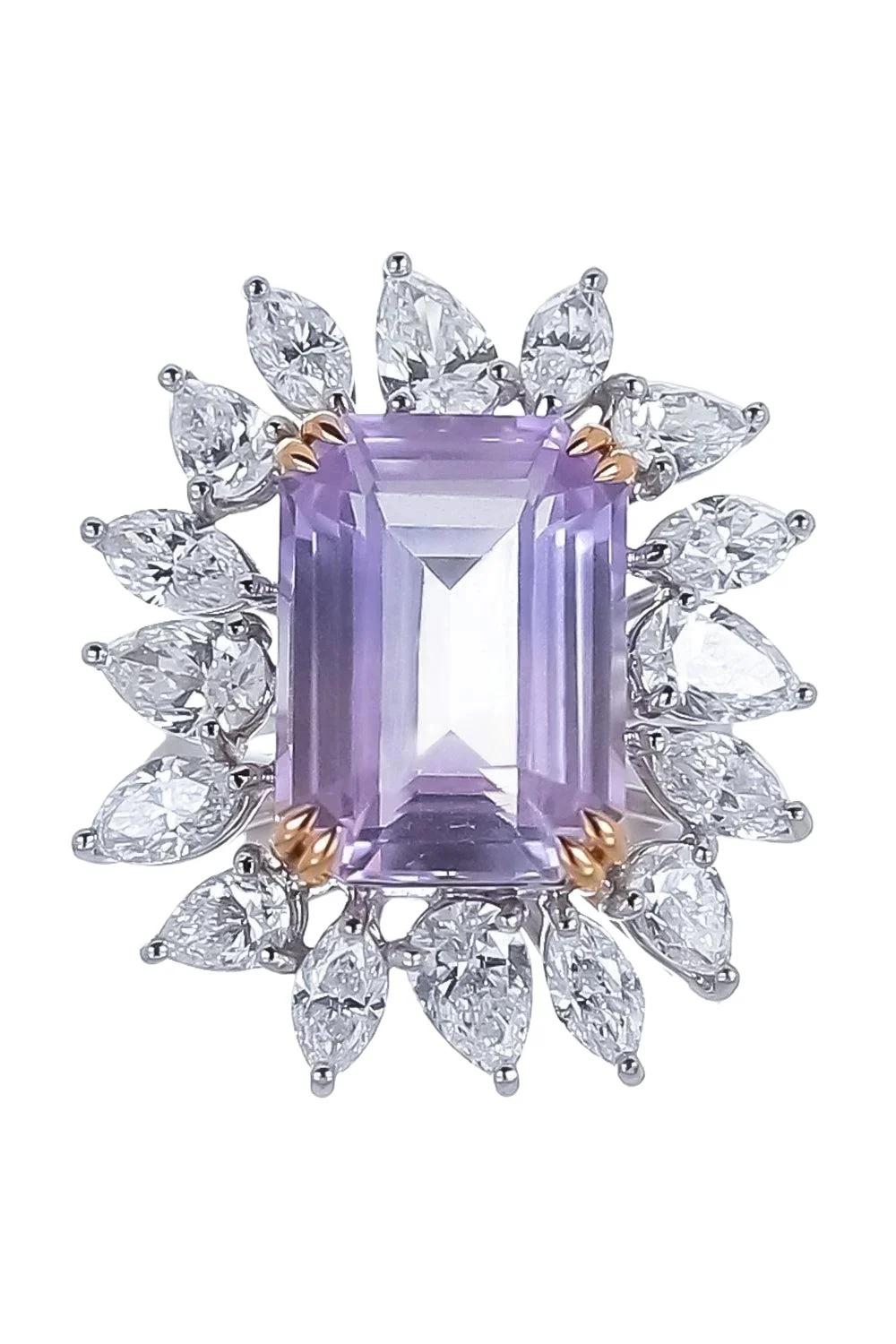 ALEXANDER LAUT Purple Sapphire Diamond Ring