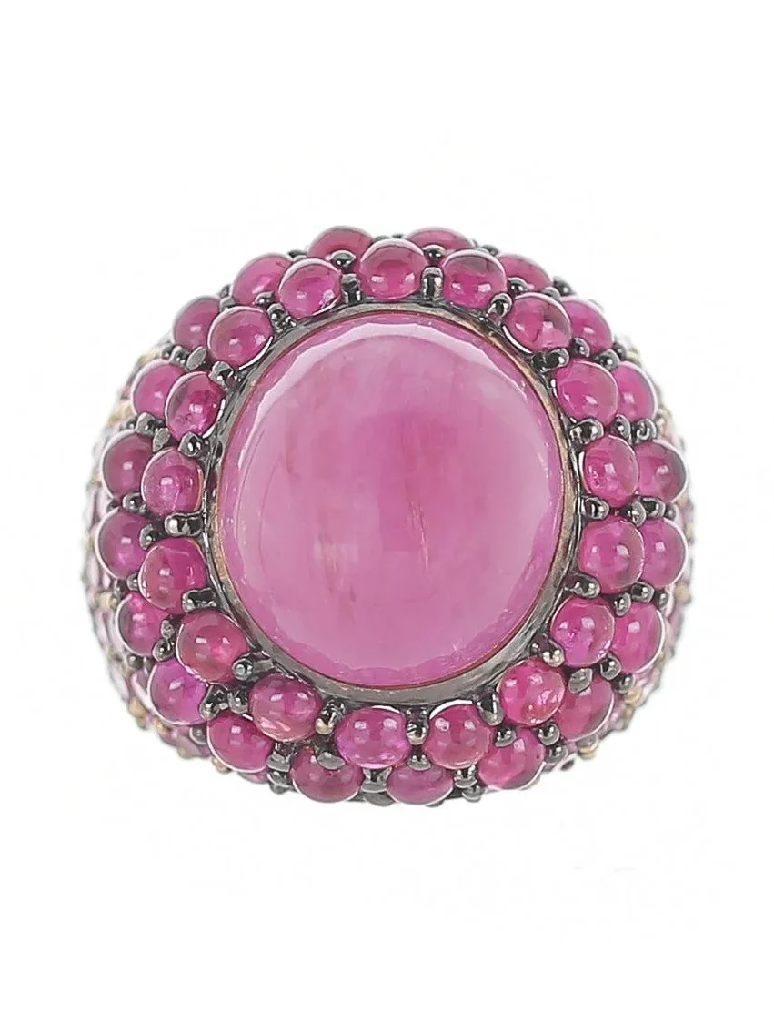ALEXANDER LAUT Ruby Pink Sapphire Ring