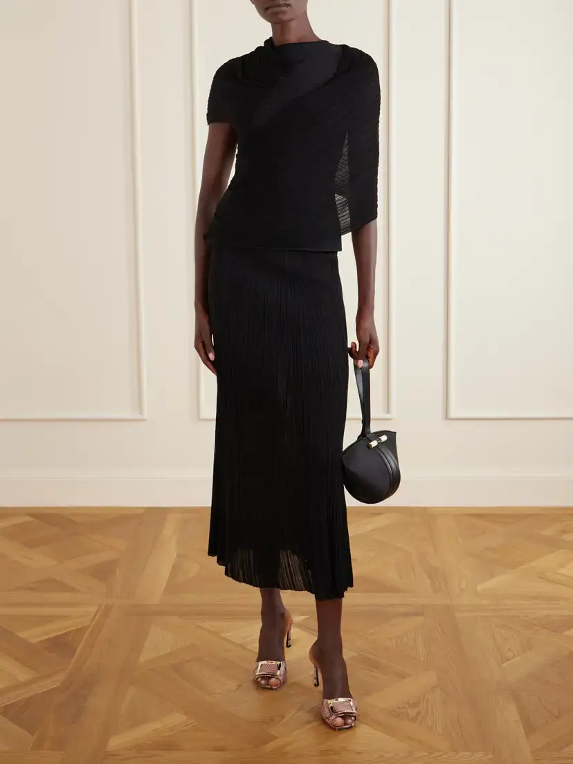 Roger Vivier Trompette 85 Embellished Snake-effect Leather Mules | Thumbnail 4