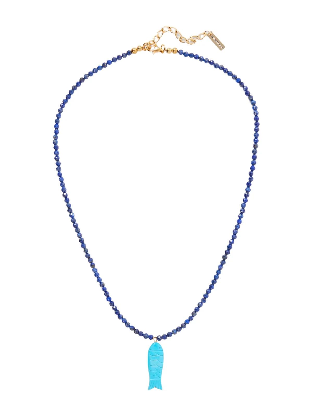 Elva Bead-embellished Pendant Necklace Elva Bead-embellished Pendant Necklace