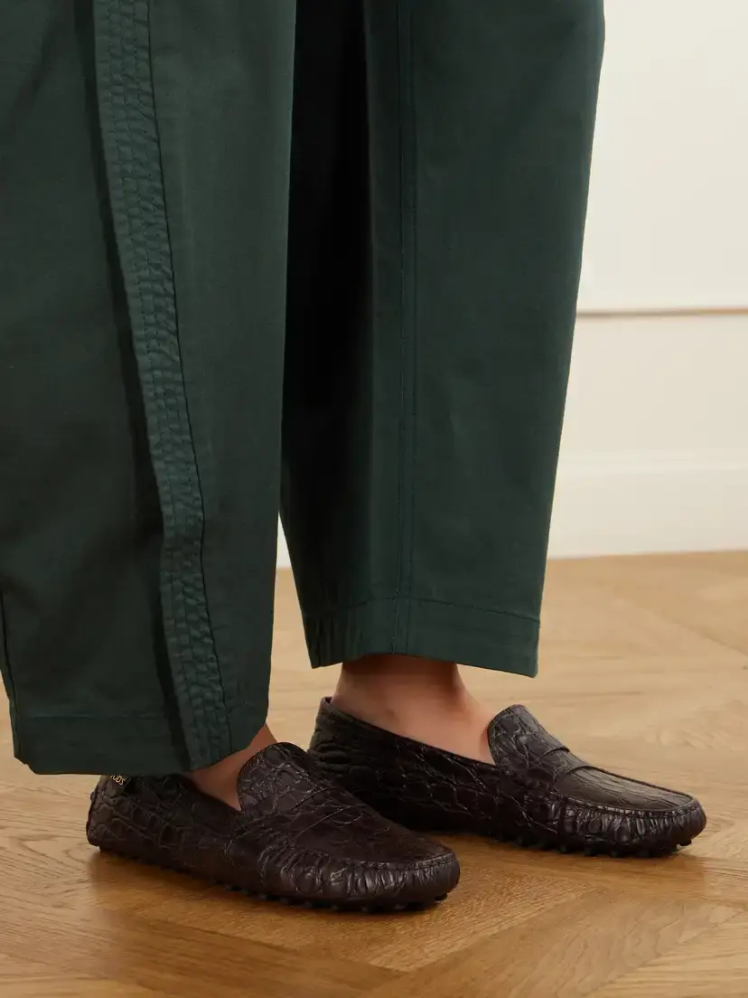 Tod's Gommino Croc-effect Leather Loafers | Thumbnail 2 Tod's Gommino Croc-effect Leather Loafers | Thumbnail 2