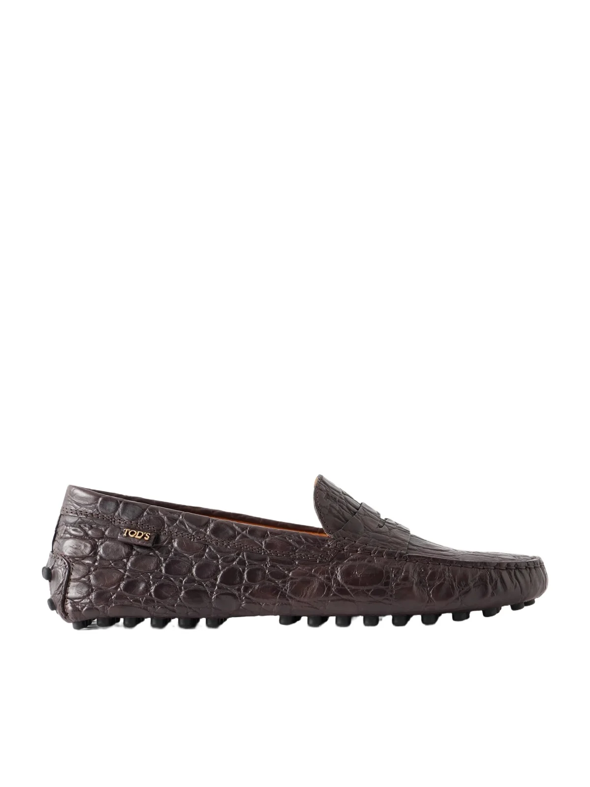 Gommino Croc-effect Leather Loafers