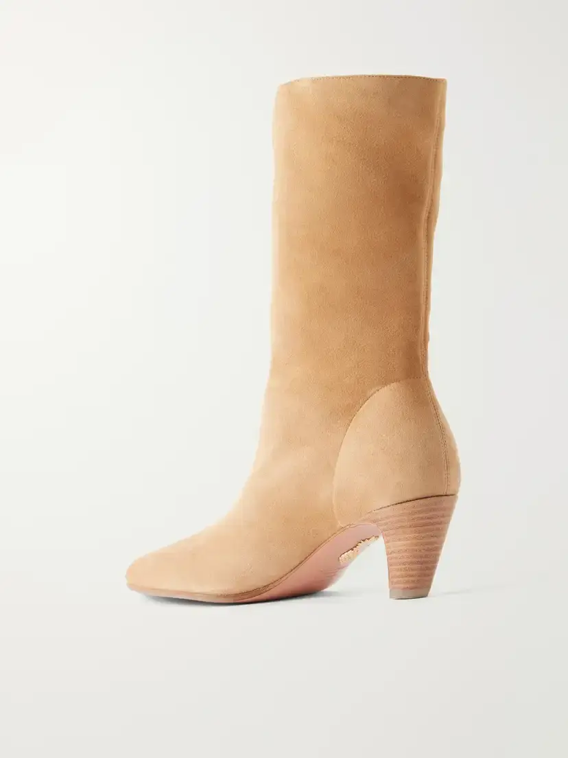 Aquazzura Slouchy 50 Suede Ankle Boots | Thumbnail 3 Aquazzura Slouchy 50 Suede Ankle Boots | Thumbnail 3